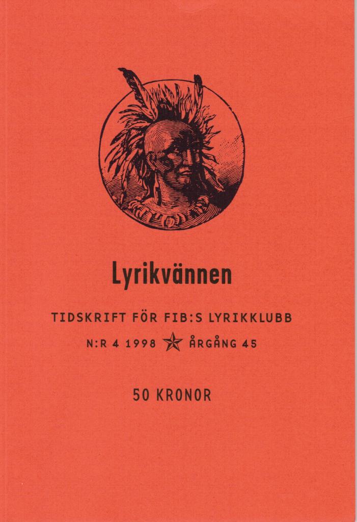 Lyrikvännen 4 1998