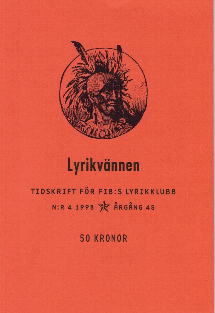 Lyrikvännen 4 1998