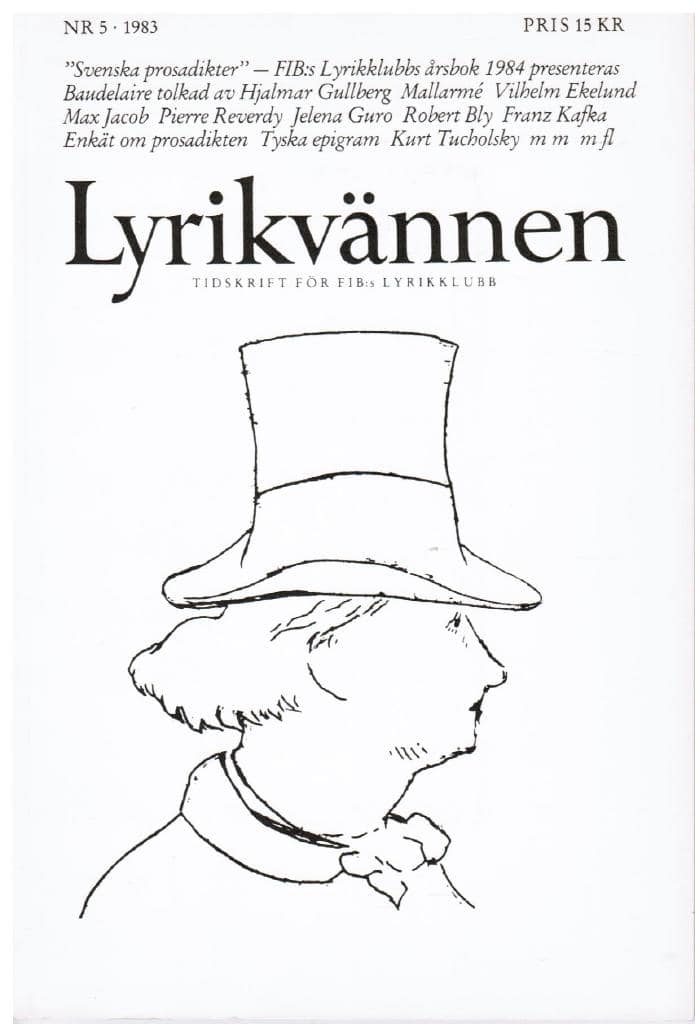 Lyrikvännen 5 1983. Tema
