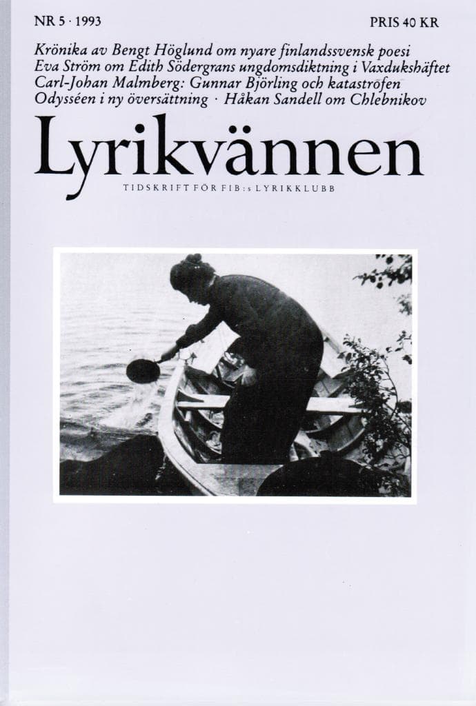 Lyrikvännen 5 1993