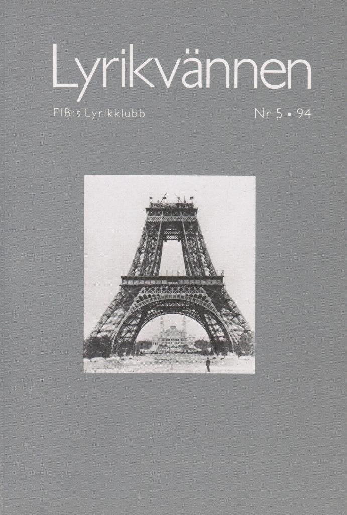 Lyrikvännen 5 1994