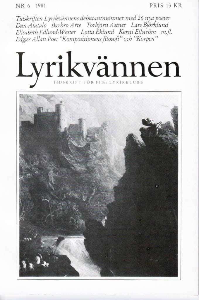 Lyrikvännen 6 1981. Tema