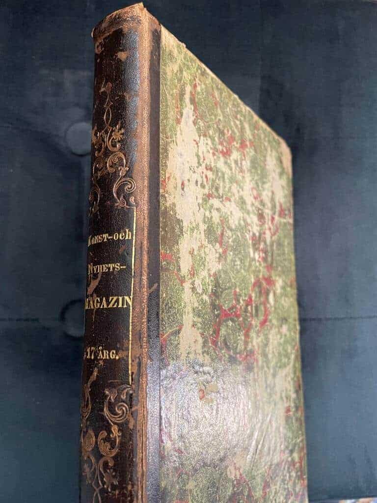 Magasin för Konst, Nyheter och Moder. - Årgång 17 (1840) - med handkolorerade modeplanscher