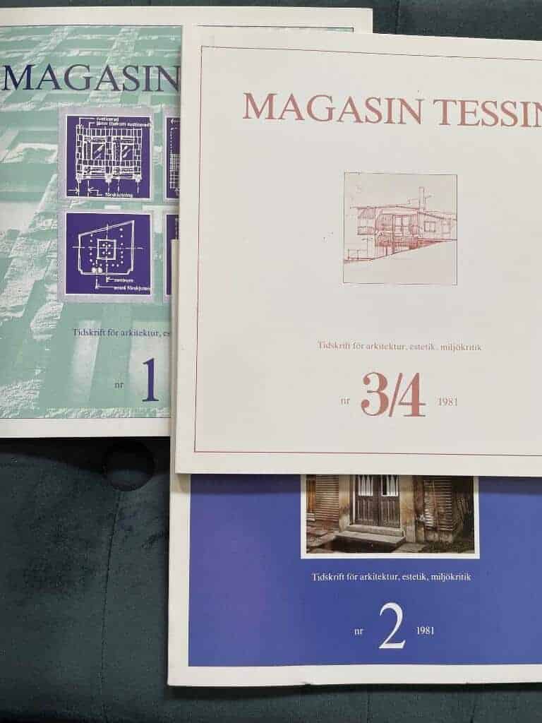Magasin Tessin 1981 (komplett årgång, 4 nr)