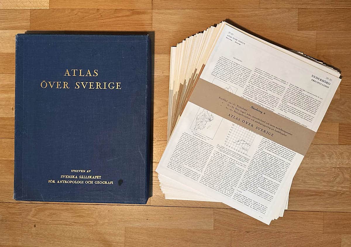 Magnus Lundqvist : Atlas över Sverige. National Atlas of Sweden (komplett)