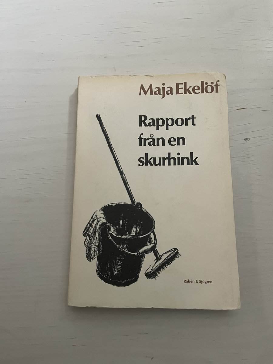Maja Ekelöf : Rapport från en skurhink