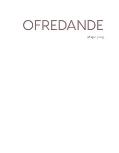 Maja Ljung : Ofredande : en poetisk berättelse om en rättegång
