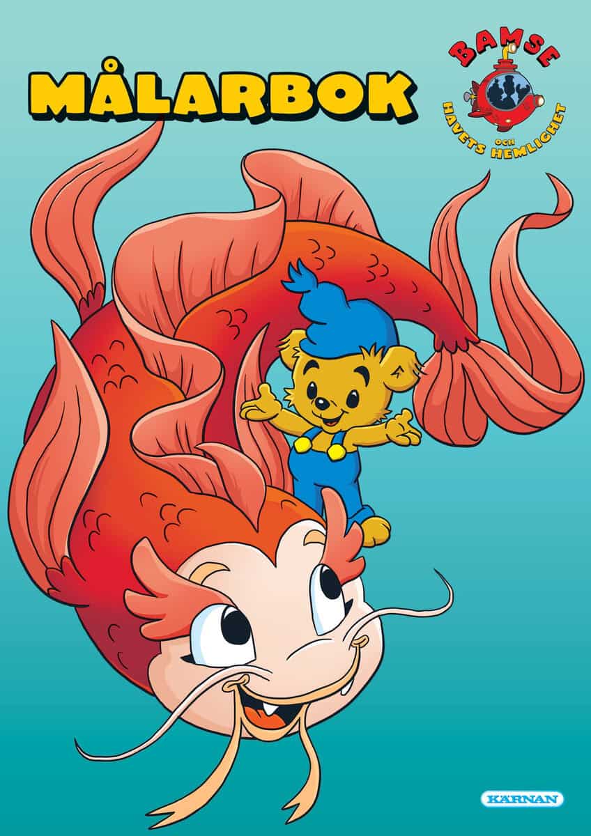 Målarbok Bamse och havets hemlighet