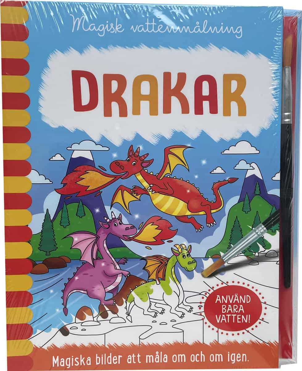 Malin Barthelson : Magisk vattenmålning. Drakar