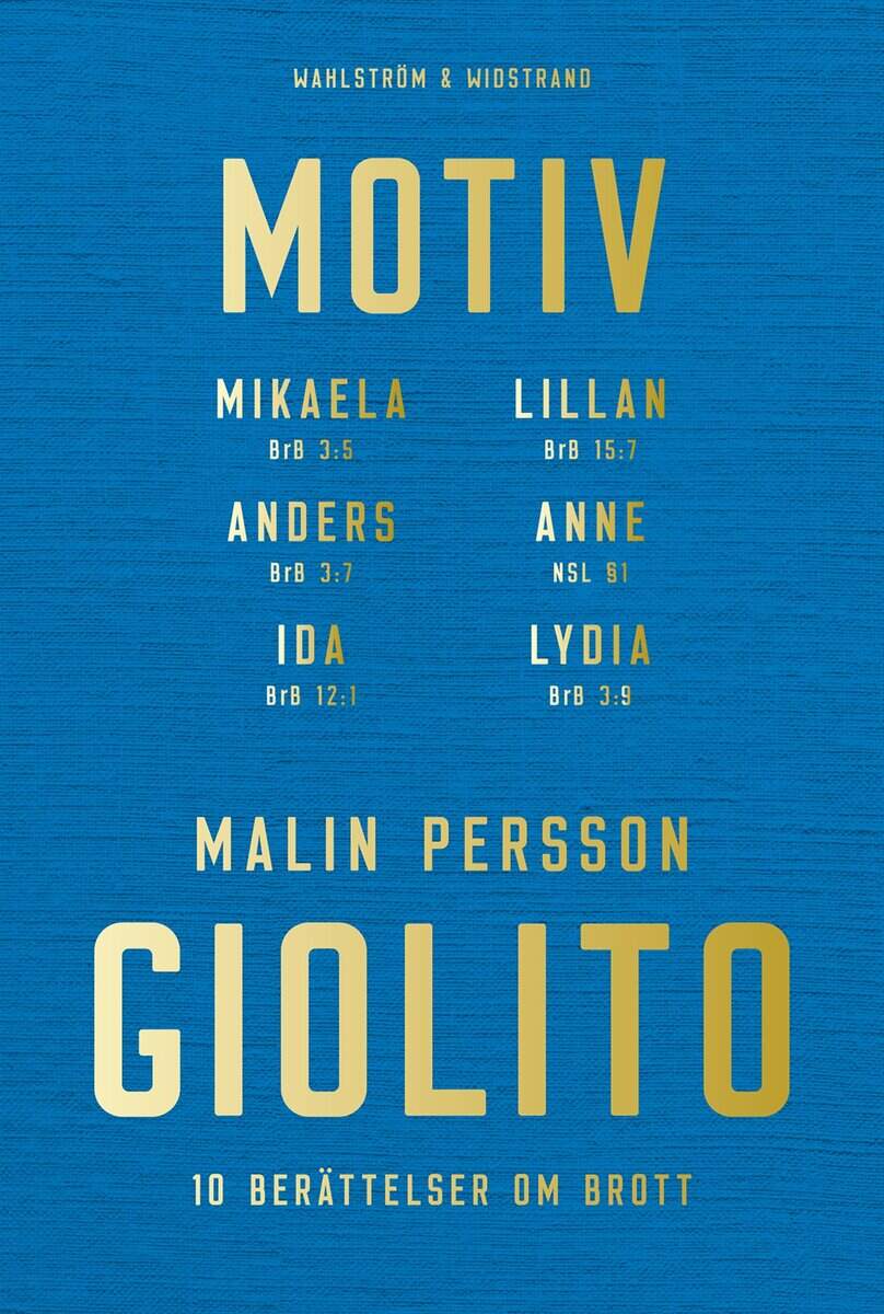 Malin Persson Giolito : Motiv