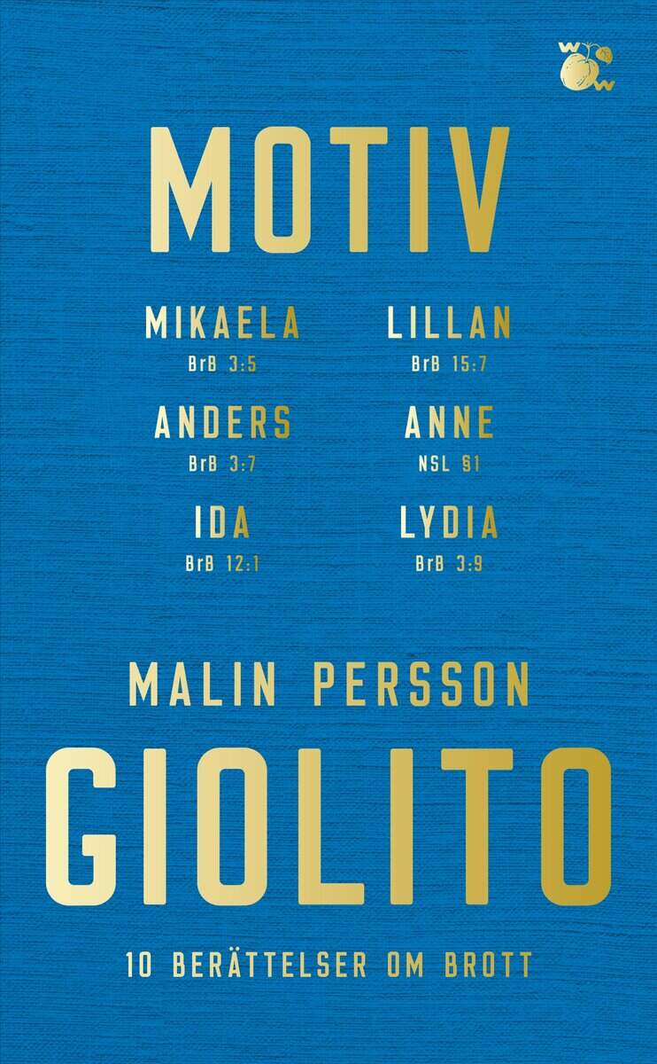 Malin Persson Giolito : Motiv
