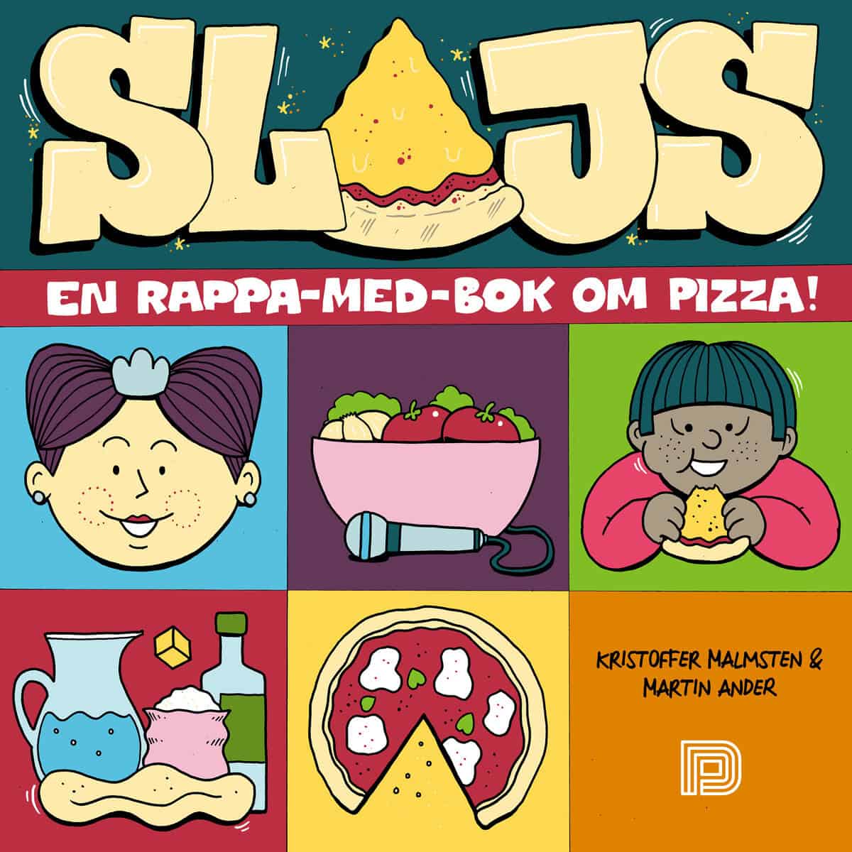Malmsten, Kristoffer ; Ander, Martin : Slajs : en rappa-med-bok om pizza