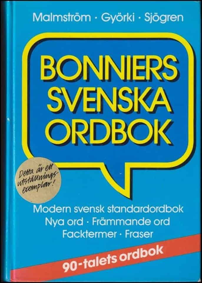 Malmström, Györki, Sjögren : Bonniers svenska ordbok