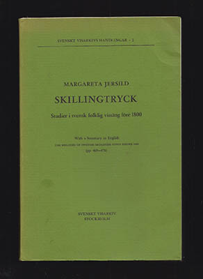 Margareta Jersild : Skillingtryck