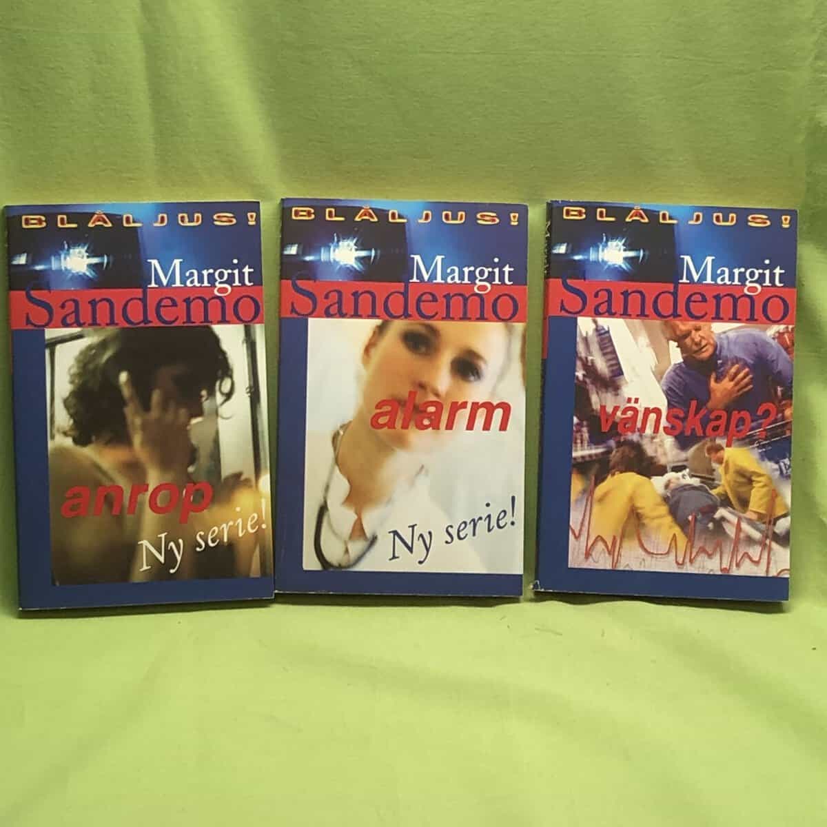 Margit Sandemo : Blåljus 1 -3