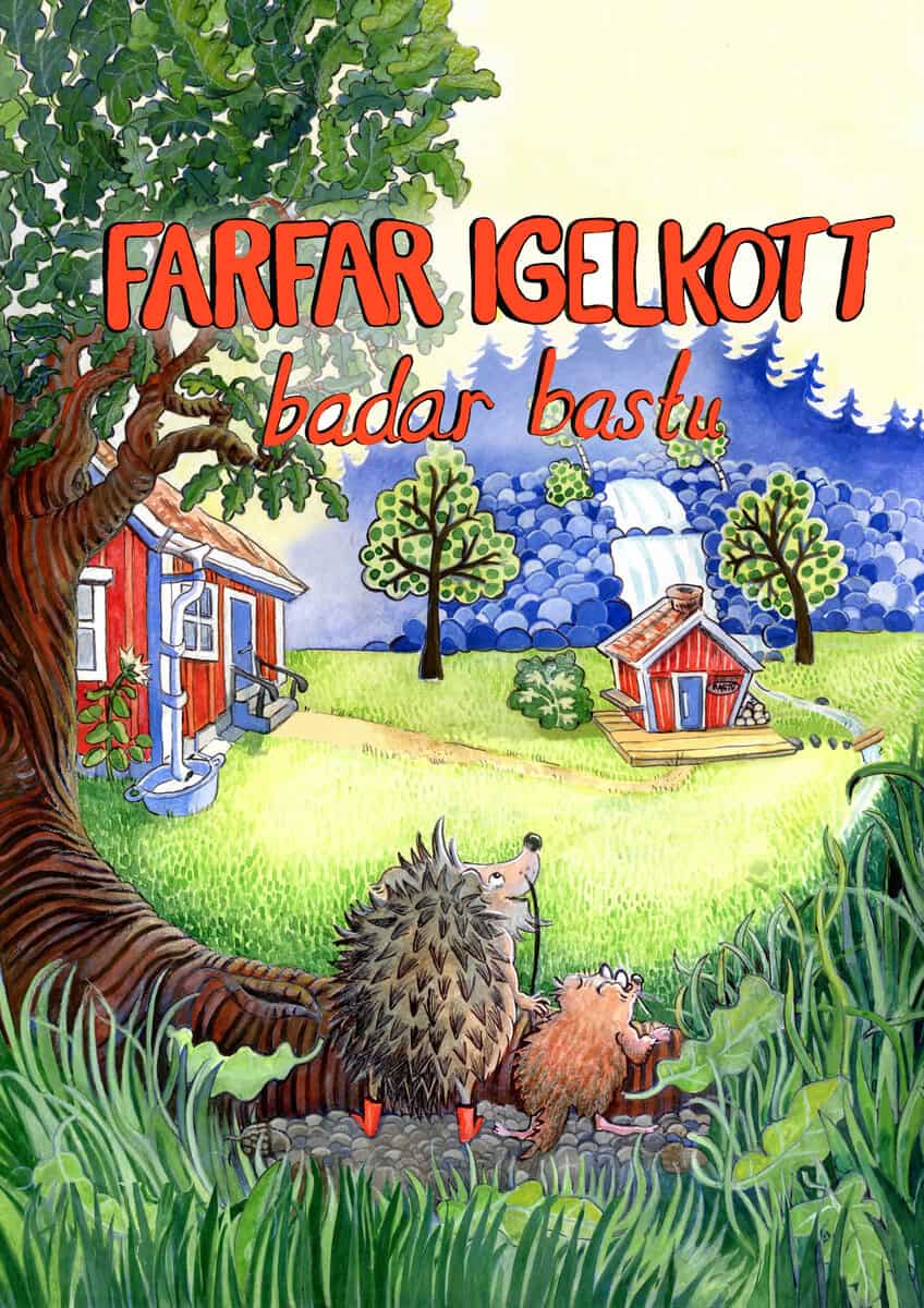 Mari Zimmermann : Farfar Igelkott badar bastu