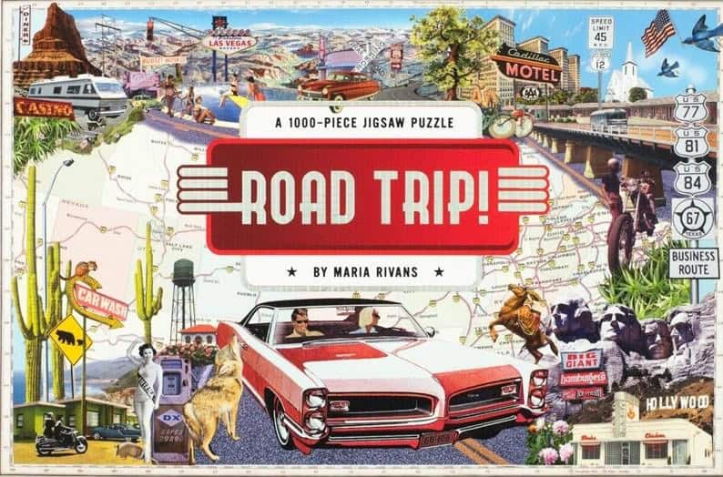 Maria Rivans : Pussel Road Trip! 1000 bitar
