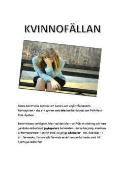 Maria Sandhedh Larsson : Kvinnofällan