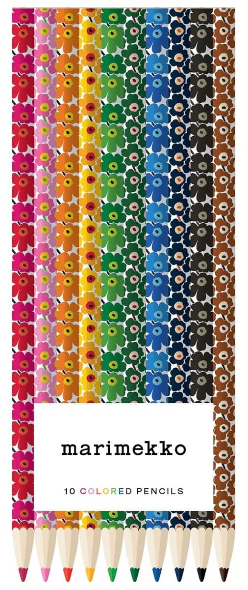 Marimekko | MARIMEKKO COLORED PENCILS (UNIKKO) : ─ 10 Colored Pencils