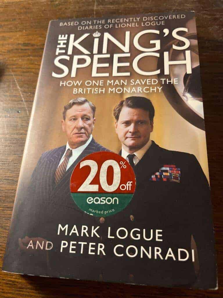 Mark Logie ; Peter Conrad : The King’s Speech