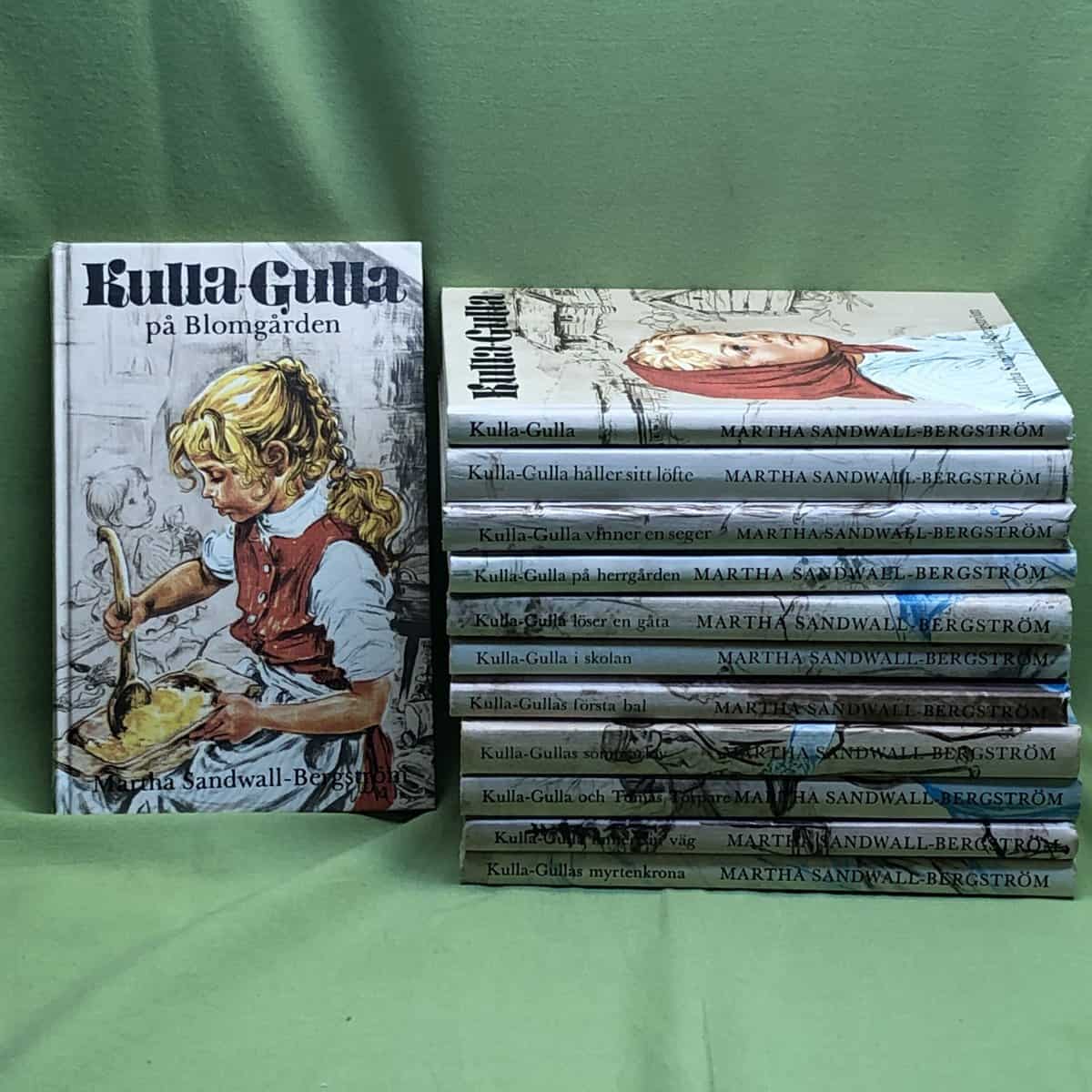 Martha Sandwall-Bergström : Kulla-Gulla (hela serien 12 band)