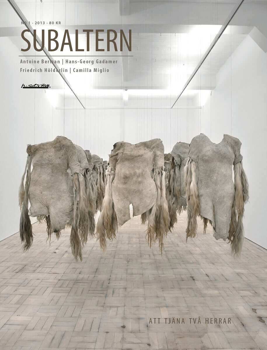 Martin Bergqvist : Subaltern 1(2013)