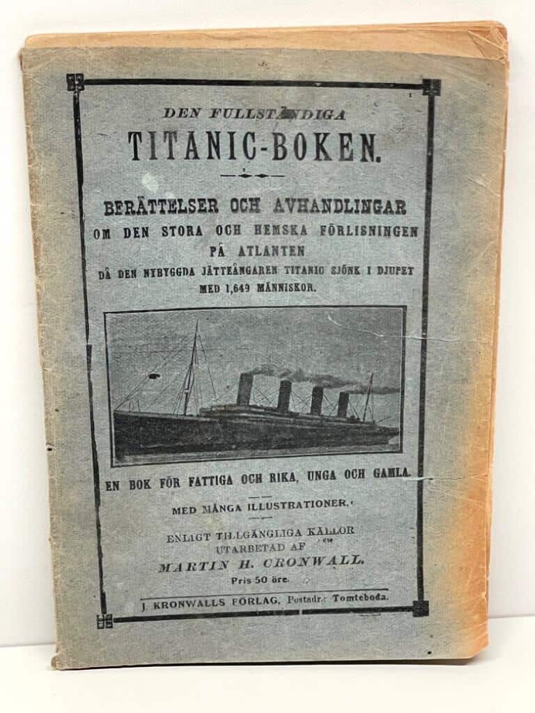 Martin H. Cronwall : Den fullständiga Titanic-boken