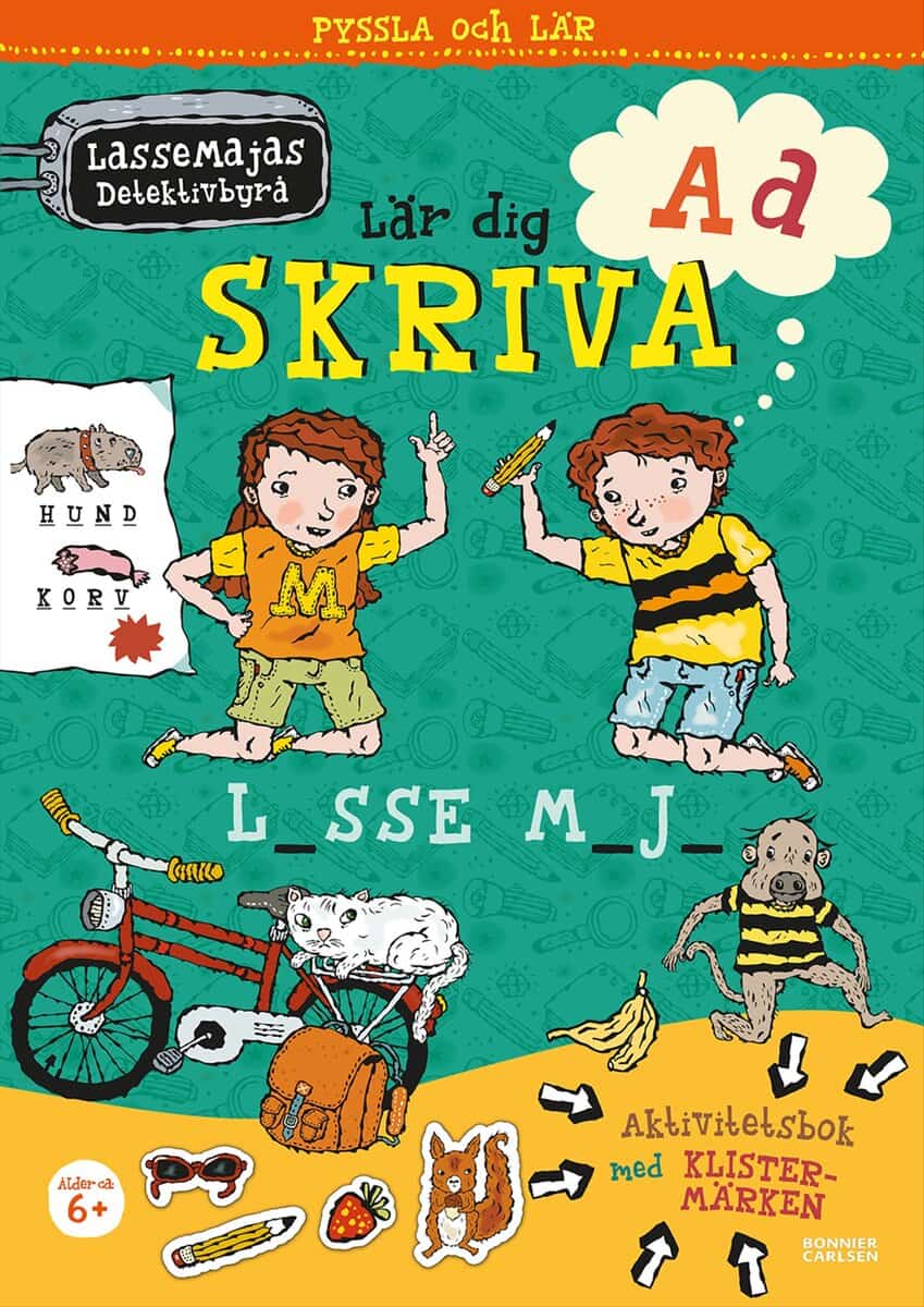 Martin Widmark : LasseMajas detektivbyrå lär dig skriva