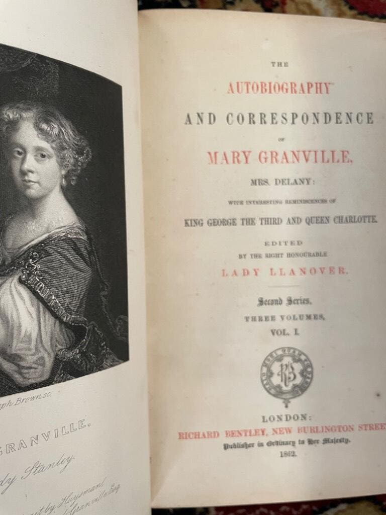 Mary Granville Delany : The Autobiography and Correspondence of Mary Granville, Mrs. Delany