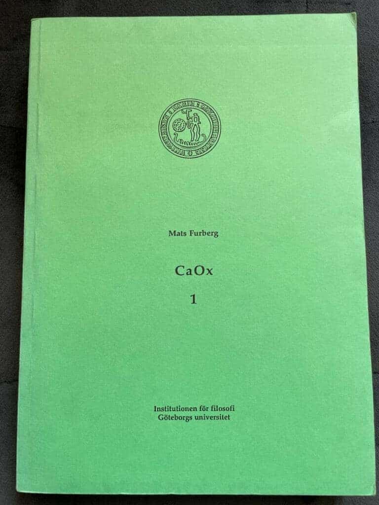 Mats Furberg : CaOx 1