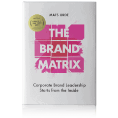 Mats Urde : The brand matrix : corporate brand leadershio starts from the inside