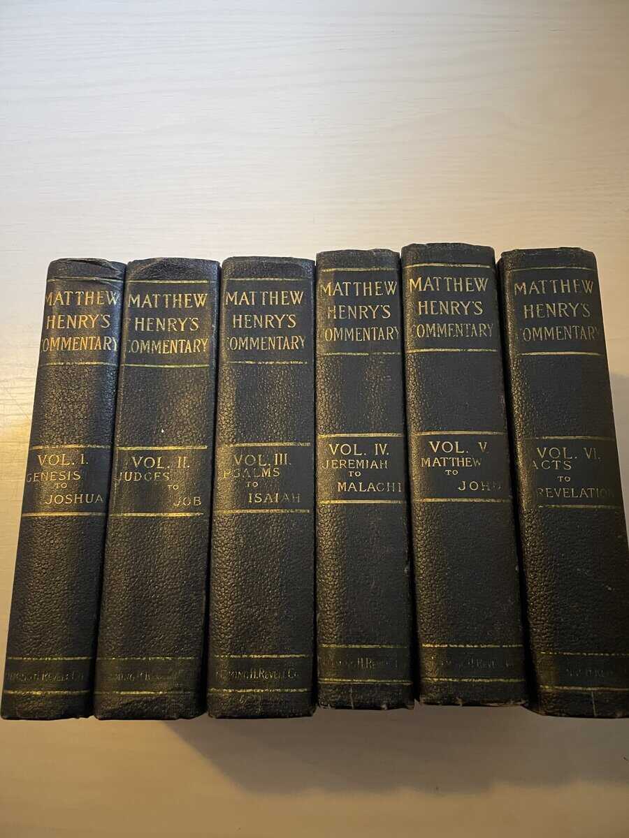Matthew Henry : Matthew Henry's Commentary - The Whole Bible Vol 1-6