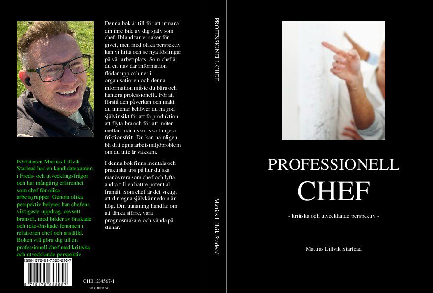 Mattias Lillvik Starlead : Professionell chef : kritiska och utvecklande perspektiv