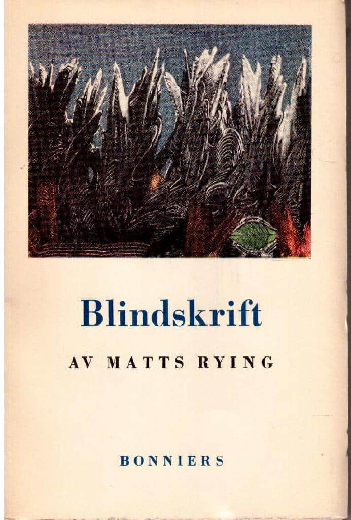 Matts Rying : Blindskrift