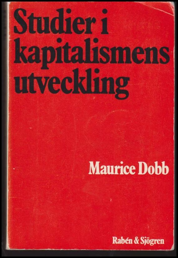 Maurice Dobb : Studier i kapitalismens utveckling