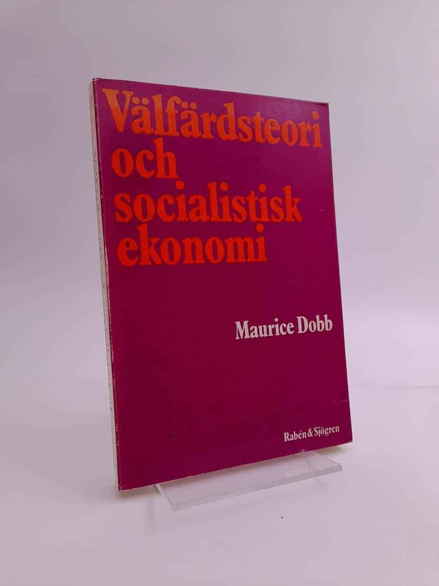 Maurice Dobb : Välfärdsteori och socialistisk ekonomi