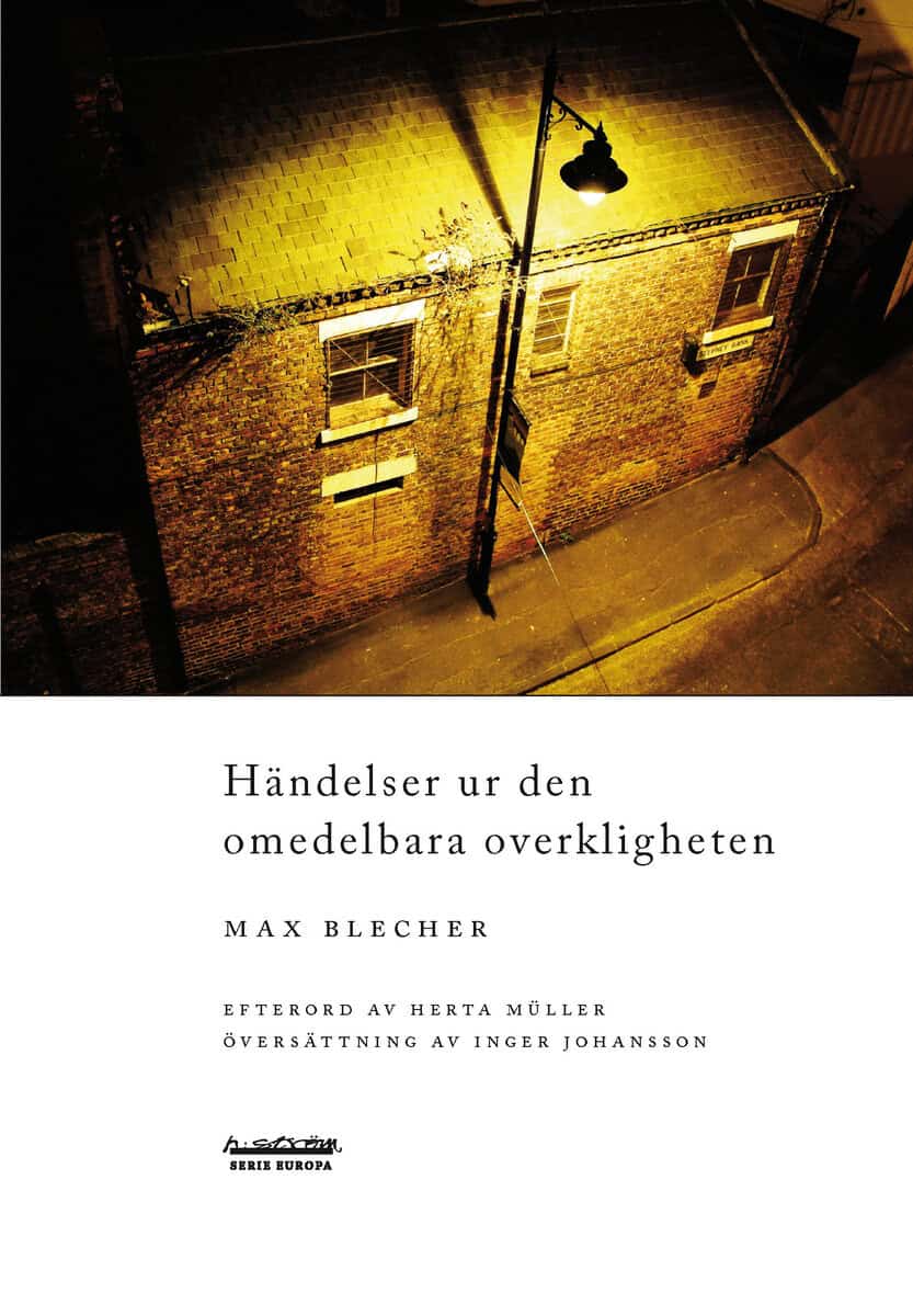 Max Blecher : Händelser ur den omedelbara overkligheten