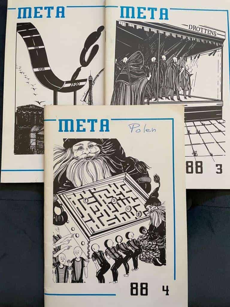 META Medeltidsarkeologisk tidskrift årgång 1988 (komplett, 4 nr)