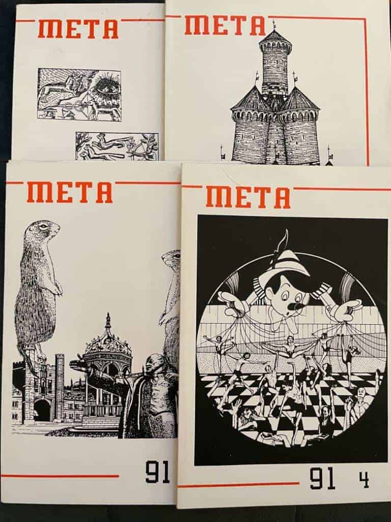 META Medeltidsarkeologisk tidskrift årgång 1991 (komplett, 4 nr)