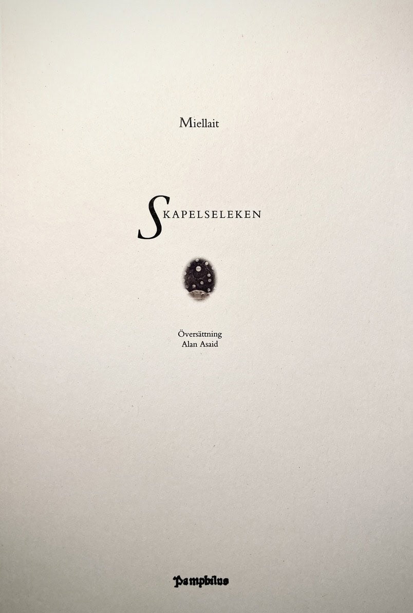 Miellait : Skapelseleken (sånger)