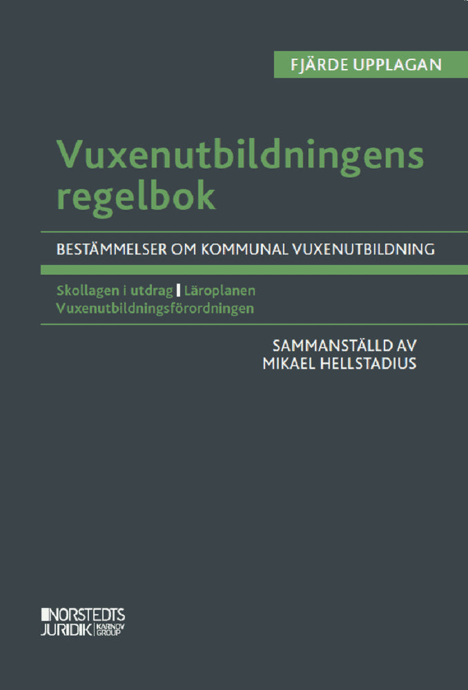 Mikael Hellstadius : Vuxenutbildningens regelbok