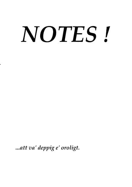 Mikael Nehrer : Notes!