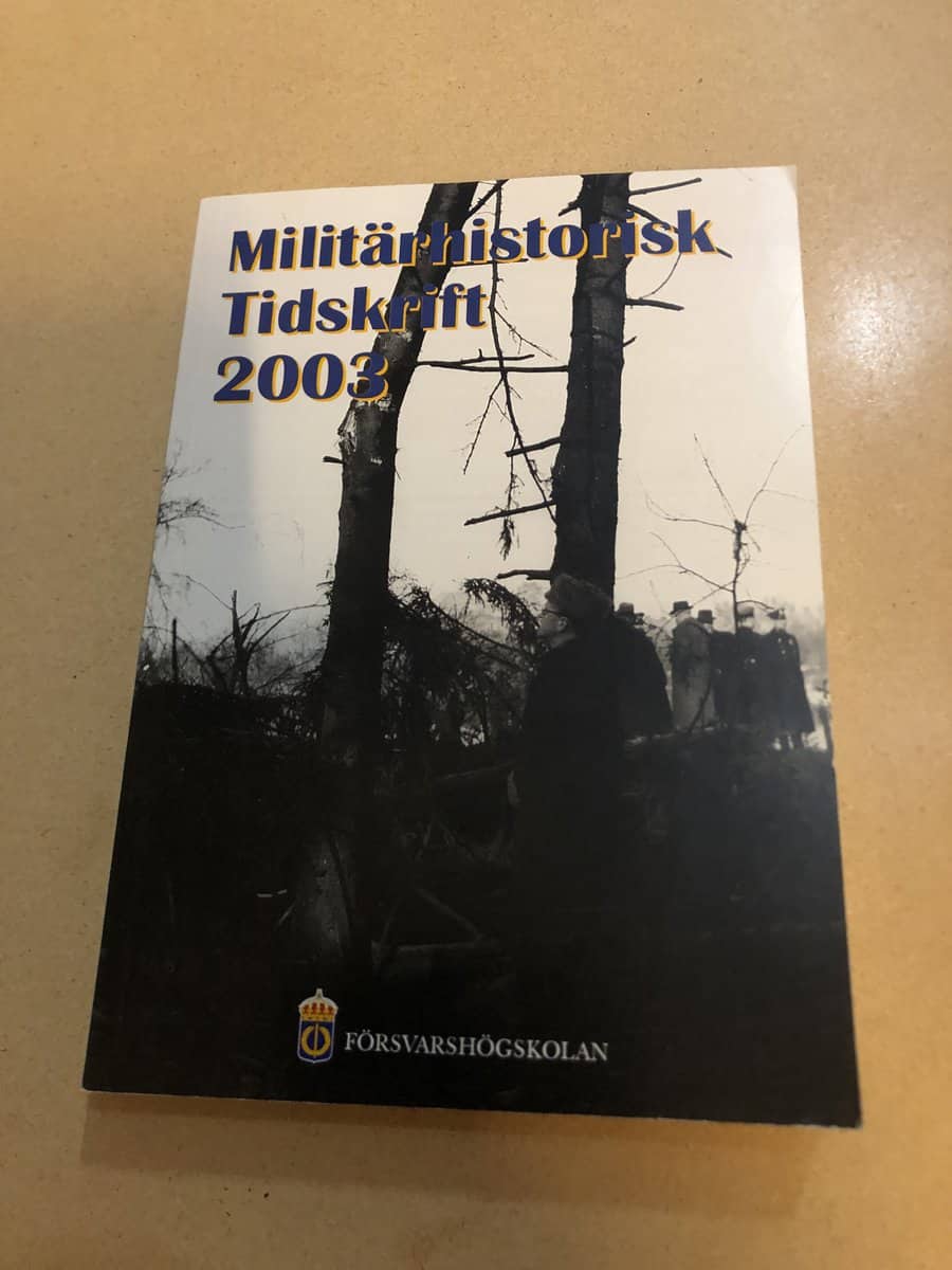 Militärhistorisk tidskrift 2003