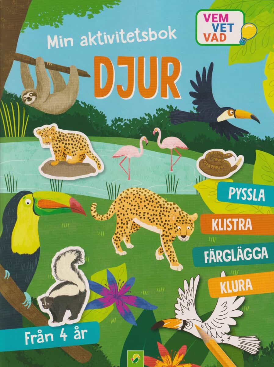 Min aktivitetsbok djur