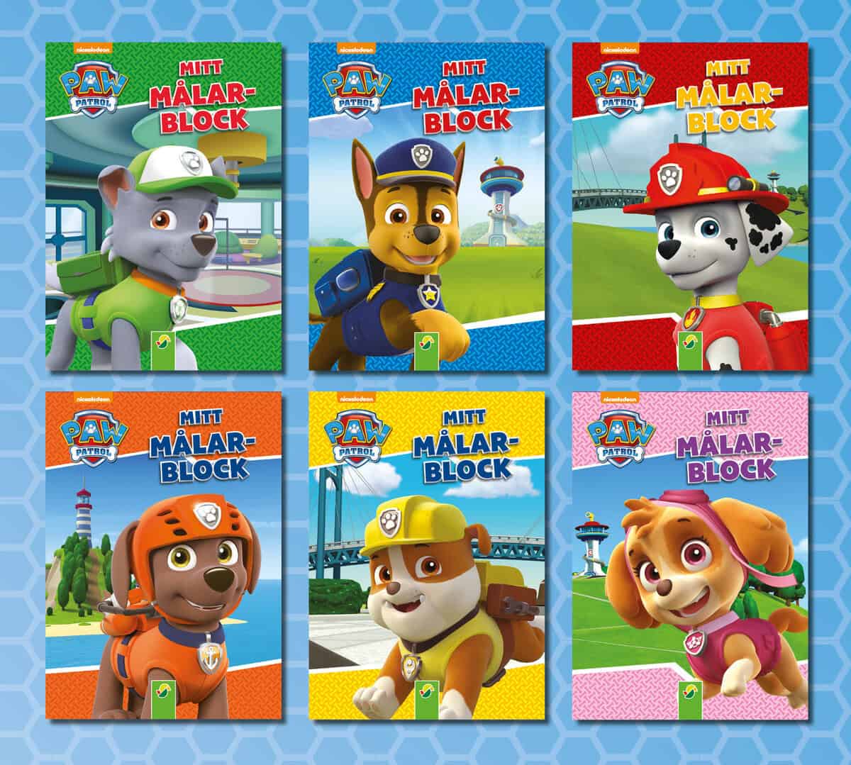 Mitt målarblock Paw Patrol