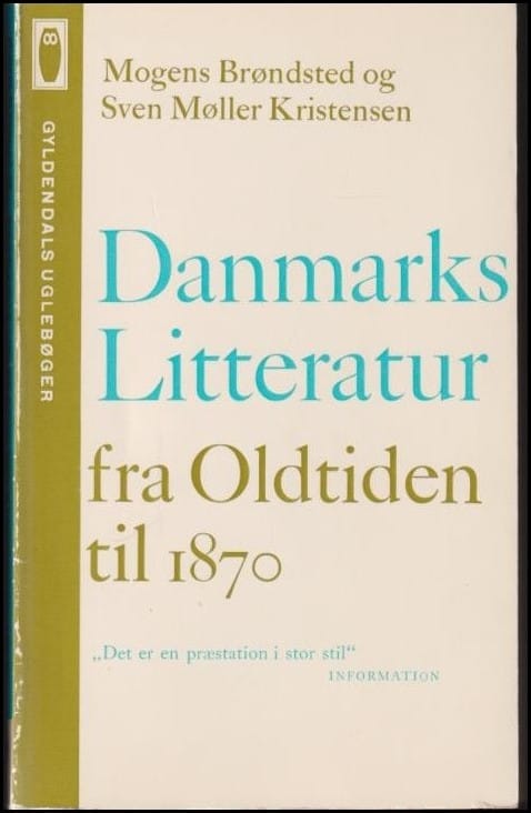 Mogens Brøndsted : Danmarks litteratur