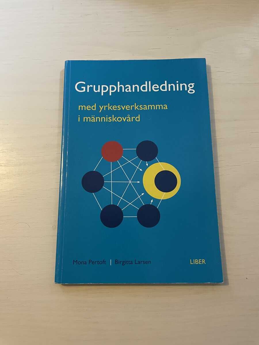 Mona Pertoft : Grupphandledning med yrkesverksamma i människovård