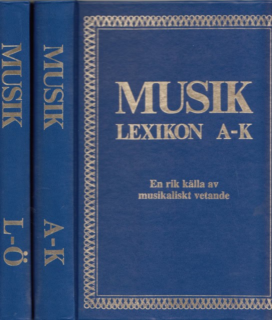 MUSIKLEXIKON 1-2. : Musik i ord och bild.