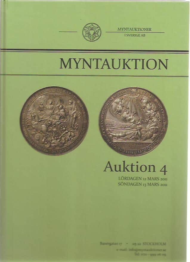 Myntauktion. Myntauktioner i Sverige AB. Auktion 4. (MISAB)