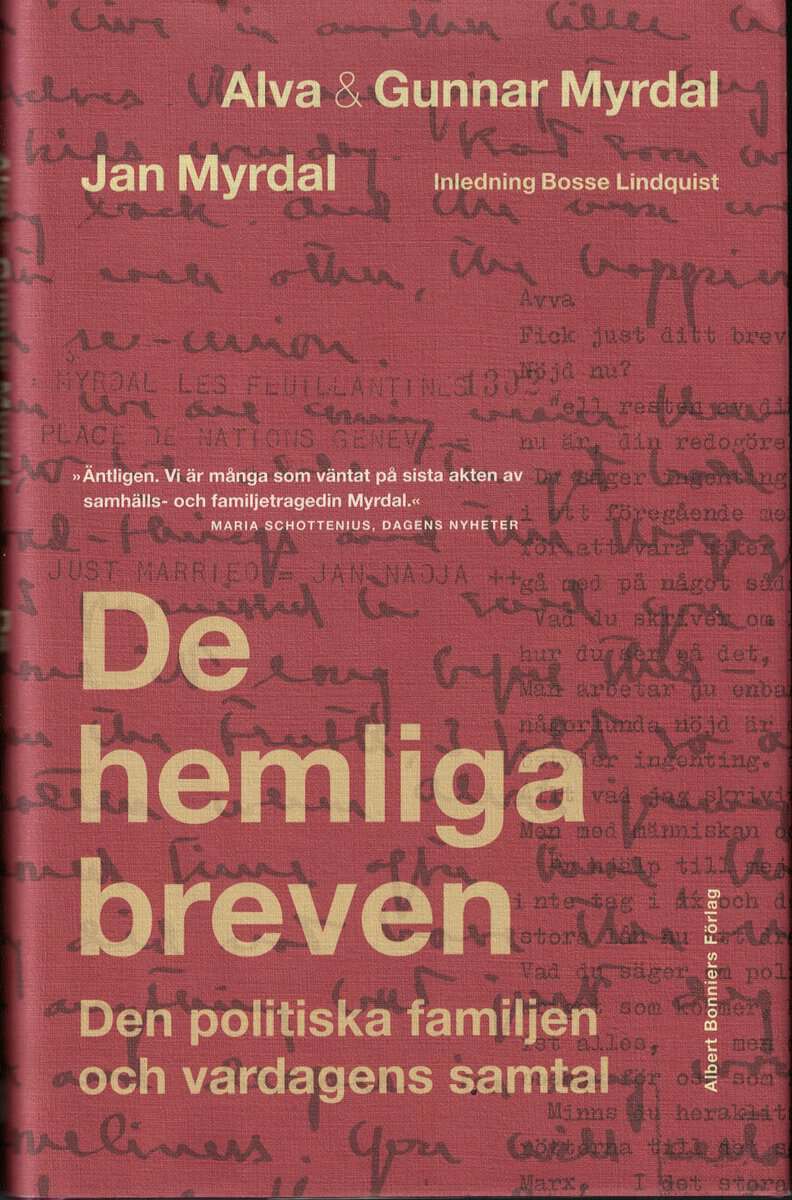 Myrdal, Alva ; Myrdal, Gunnar ; Myrdal, Jan : De hemliga breven